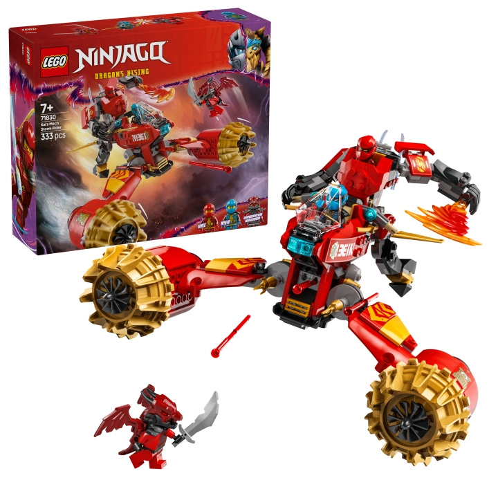 LEGO Ninjago - Kai\'s Mech Storm Rider (71830) i gruppen LEGETØJ, BØRN & BABY / Legetøj / Figurer, miniaturer og tilbehør hos TP E-commerce Nordic AB (D12314)