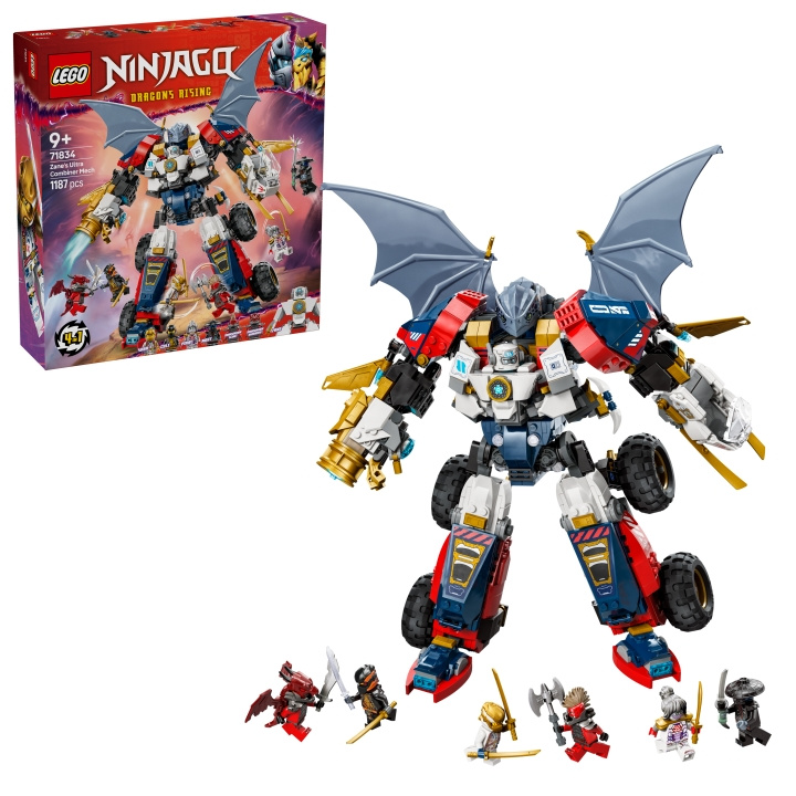 LEGO Ninjago - Zanes Ultra Combiner Mech (71834) i gruppen LEGETØJ, BØRN & BABY / Legetøj / Figurer, miniaturer og tilbehør hos TP E-commerce Nordic AB (D12317)