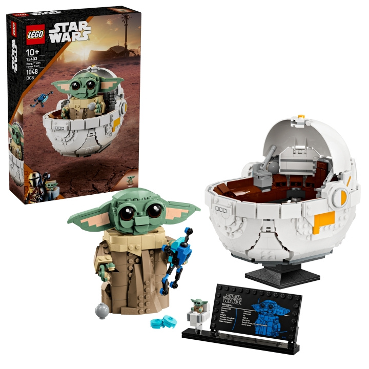 LEGO Star Wars TM - Grogu™ med svævevogn (75403) i gruppen LEGETØJ, BØRN & BABY / Legetøj / Bygge legesager / Lego hos TP E-commerce Nordic AB (D12319)