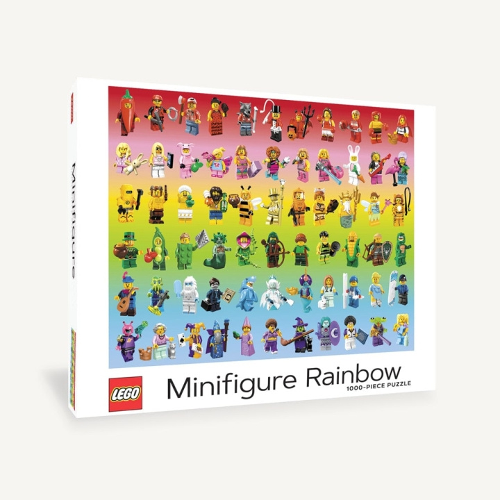 LEGO MiniFigure Rainbow Puzzle 1000+ (ACB1438) i gruppen LEGETØJ, BØRN & BABY / Legetøj / børns puslespil hos TP E-commerce Nordic AB (D12332)