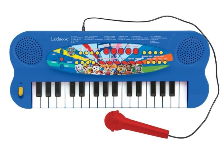 Lexibook Paw Patrol - Elektronisk tastatur m. mikrofon (32 tangenter) (K703PA) i gruppen LEGETØJ, BØRN & BABY / Musik, sang og billede / Instrumenter hos TP E-commerce Nordic AB (D12337)