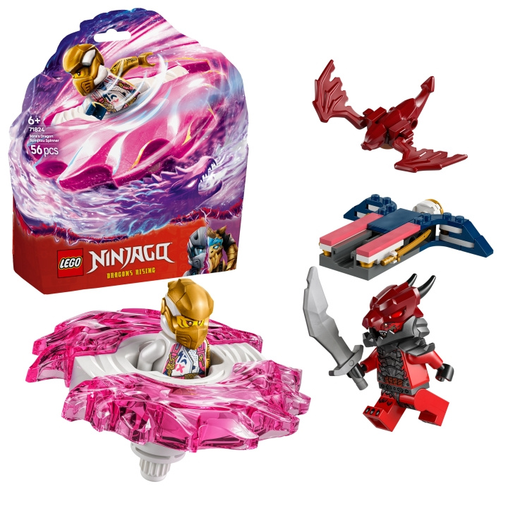 LEGO Ninjago - Soras drage Spinjitzu Spinner (71824) i gruppen LEGETØJ, BØRN & BABY / Legetøj / Figurer, miniaturer og tilbehør hos TP E-commerce Nordic AB (D12345)