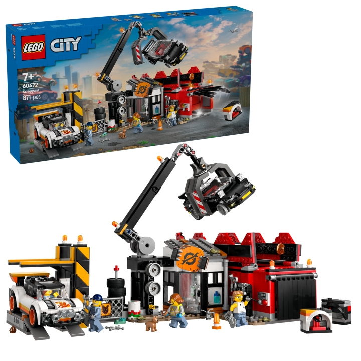 LEGO LEGO City - Skrotplads med biler (60472) i gruppen LEGETØJ, BØRN & BABY / Legetøj / Bygge legesager / Lego hos TP E-commerce Nordic AB (D12350)