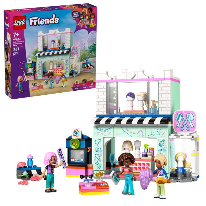 LEGO LEGO Friends - frisørsalon og tilbehørsbutik (42662) i gruppen LEGETØJ, BØRN & BABY / Legetøj / Bygge legesager / Lego hos TP E-commerce Nordic AB (D12413)