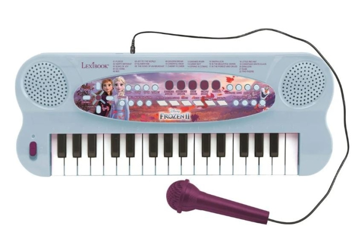 Lexibook Disney Frozen - elektronisk keyboard m. mikrofon (32 tangenter) (K703FZ) i gruppen LEGETØJ, BØRN & BABY / Musik, sang og billede / Instrumenter hos TP E-commerce Nordic AB (D12446)