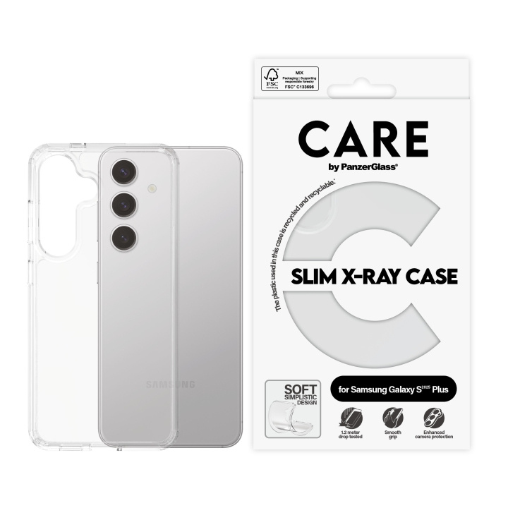 CARE by PanzerGlass - Moderigtigt etui Transparent X-Ray Soft Basic Samsung Galaxy S 2025 Plus i gruppen SMARTPHONES & TABLETS / Mobil Beskyttelse / Samsung hos TP E-commerce Nordic AB (D12462)