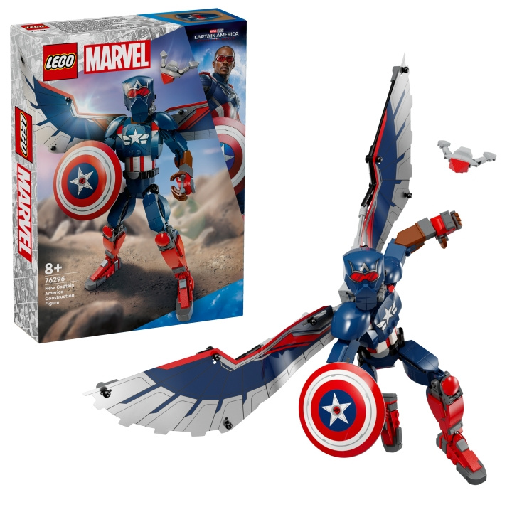 LEGO Super Heroes - Captain America byggefigur (76296) i gruppen LEGETØJ, BØRN & BABY / Legetøj / Bygge legesager / Lego hos TP E-commerce Nordic AB (D12508)