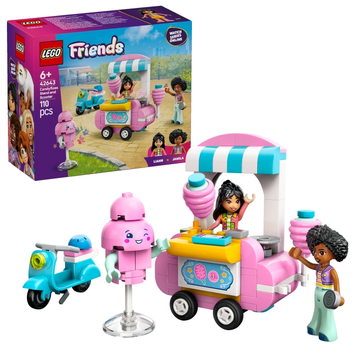 LEGO LEGO Friends - Candyfloss stativ og løbehjul (42643) i gruppen LEGETØJ, BØRN & BABY / Legetøj / Bygge legesager / Lego hos TP E-commerce Nordic AB (D12510)