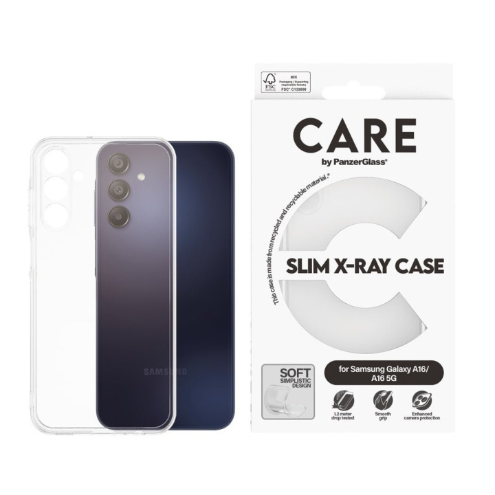 CARE by PanzerGlass - Etui - Gennemsigtig - Samsung Galaxy A15/A15 5G i gruppen SMARTPHONES & TABLETS / Mobil Beskyttelse / Samsung hos TP E-commerce Nordic AB (D12579)