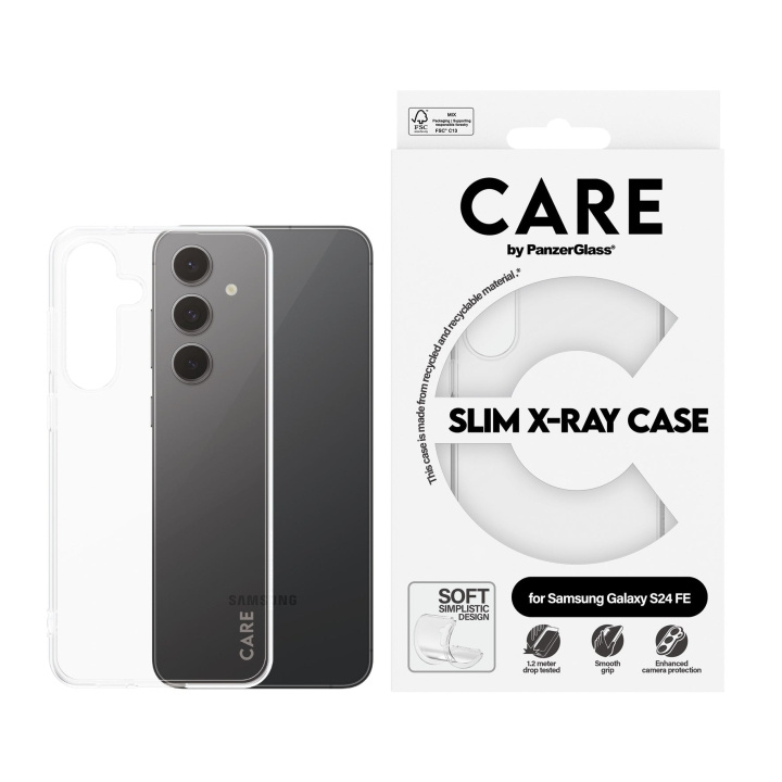 CARE by PanzerGlass Etui - gennemsigtigt - Samsung Galaxy S23 FE i gruppen SMARTPHONES & TABLETS / Mobil Beskyttelse / Samsung hos TP E-commerce Nordic AB (D12591)