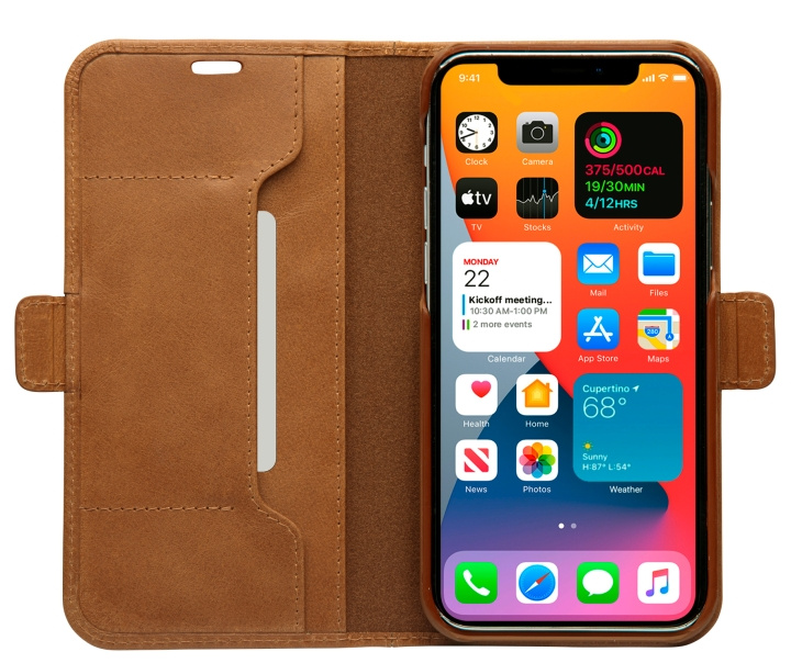 dbramante1928 Copenhagen Slim Wallet Case - Brun - iPhone 12 Pro Max i gruppen SMARTPHONES & TABLETS / Mobil Beskyttelse / Apple / iPhone 12 Pro hos TP E-commerce Nordic AB (D12612)