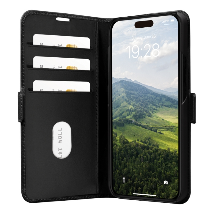 dbramante1928 Copenhagen Flip Case - iPhone 15 Pro - Sort i gruppen SMARTPHONES & TABLETS / Mobil Beskyttelse / Apple / iPhone 15 hos TP E-commerce Nordic AB (D12624)