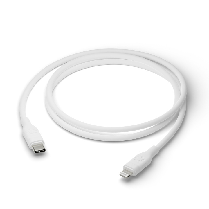 dbramante1928 Re-charge - Kabel - USB-C til MFI Lightning, 1,2 m - Hvid i gruppen COMPUTERTILBEHØR / Kabler og adaptere / USB / USB-C hos TP E-commerce Nordic AB (D12688)