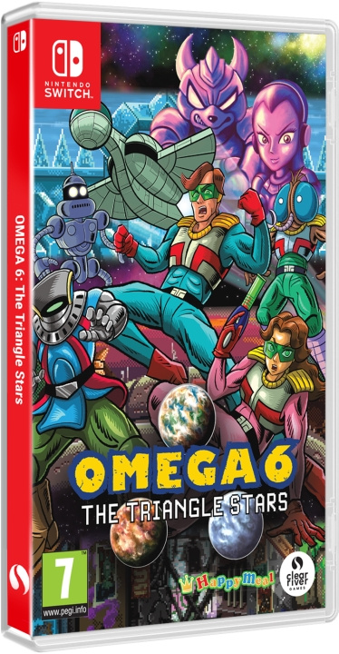 OMEGA 6 The Triangle Stars (Switch) i gruppen HJEMMEELEKTRONIK / Spilkonsoller og tilbehør / Nintendo Switch / Spil hos TP E-commerce Nordic AB (D12948)