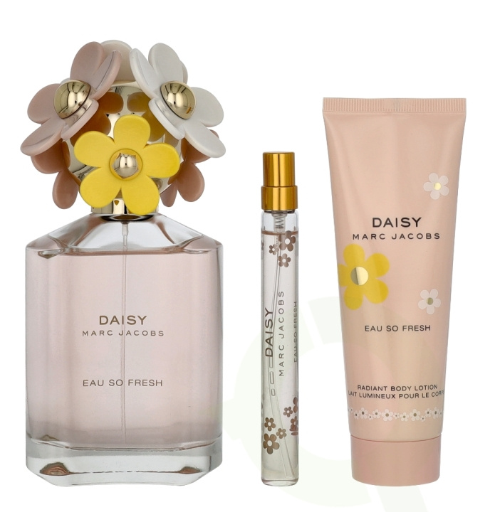 Marc Jacobs Daisy Eau So Fresh Giftset 210 ml Edt Spray 125ml/Body Lotion 75ml/Edt Spray 10ml i gruppen SKØNHED & HELSE / Gaveæske / Gaveæske til hende hos TP E-commerce Nordic AB (D13107)