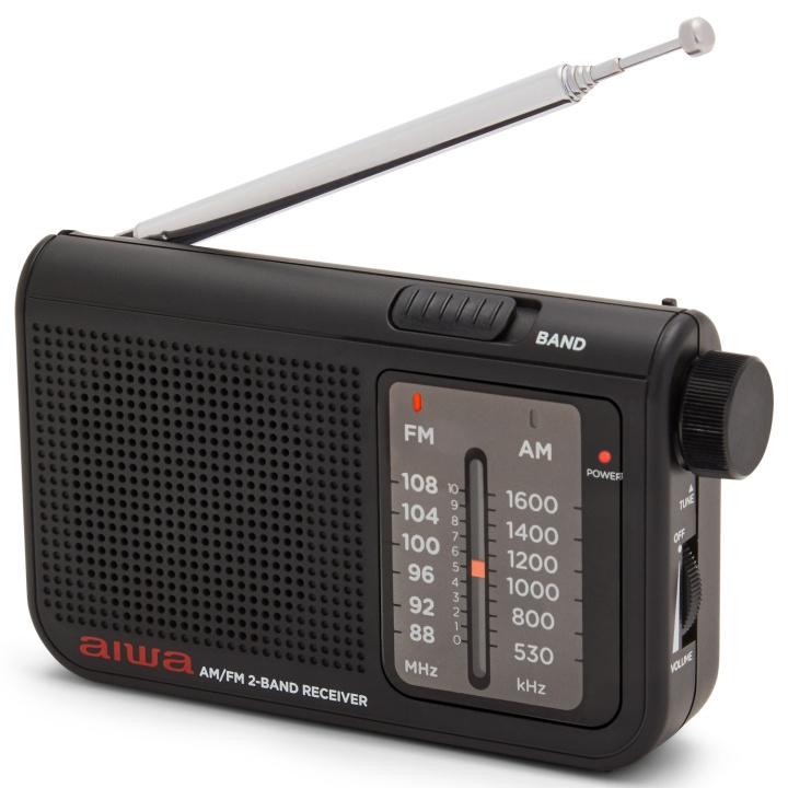 AIWA Pocket radio med FM/MW Svart i gruppen HJEMMEELEKTRONIK / Lyd & billede / Hjemmebiograf, HiFi & Bærbar / Radio og vækkeure / Radio hos TP E-commerce Nordic AB (D13570)