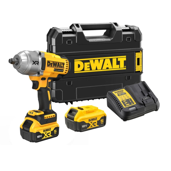 DeWALT 18V XR DCF900P2T-QW 1/2 Slagnøgle 2x5Ah i gruppen HJEM, HUS & HAVE / Værktøj / Boremaskiner hos TP E-commerce Nordic AB (D13584)