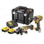 DeWALT Værktøjssæt DeWalt DCK2080P2T-QW (DCD796 + DCG405) 18 V 2x5,0 Ah batt i gruppen HJEM, HUS & HAVE / Værktøj / Øvrigt værktøjer og tilbehør hos TP E-commerce Nordic AB (D13586)