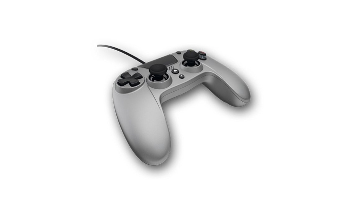 Gioteck Playstation 4 VX-4 kablet controller (sølv) i gruppen HJEMMEELEKTRONIK / Spilkonsoller og tilbehør / Sony PlayStation 4 hos TP E-commerce Nordic AB (D13754)