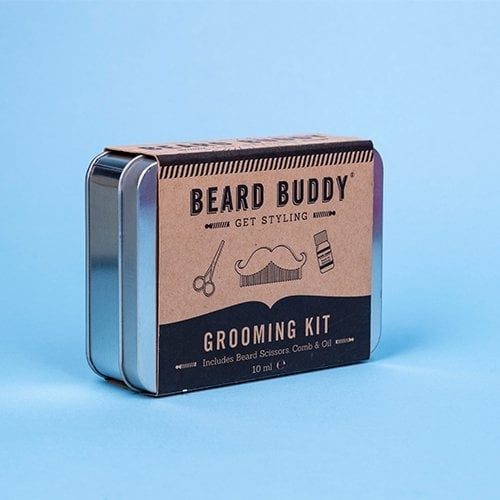 Fizz Creations Beard Buddy Grooming Kit i gruppen SKØNHED & HELSE / Hår og styling / Barbering og trimning / Skægkamme & barberbørster hos TP E-commerce Nordic AB (D13792)