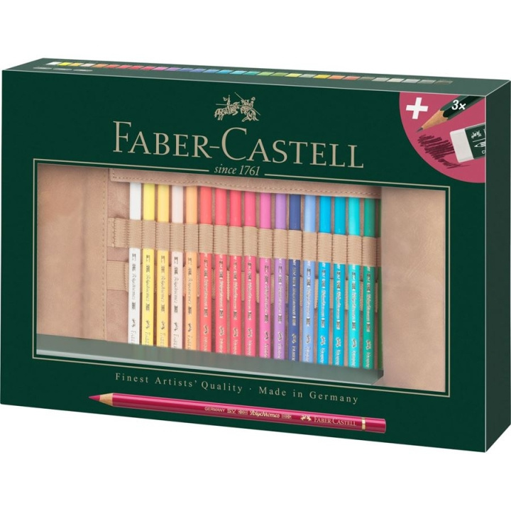 Faber-Castell Polychromos Farveblyant 30 ct pen. rulle (110030) i gruppen SPORT, FRITID & HOBBY / Hobby / Mal & Tegn / Kuglepenne, Farveblyanter & Tuschpenne hos TP E-commerce Nordic AB (D13811)