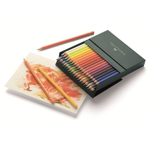 Faber-Castell Polychromos farveblyanter - Studio æske med 36 (110038) i gruppen SPORT, FRITID & HOBBY / Hobby / Mal & Tegn / Kuglepenne, Farveblyanter & Tuschpenne hos TP E-commerce Nordic AB (D13813)