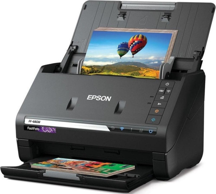 Epson FastFoto FF-680W - trådløs højhastighedsscanner i gruppen COMPUTERTILBEHØR / Printere og tilbehør / Printere / 3D-printere og tilbehør / Skrivare hos TP E-commerce Nordic AB (D13851)