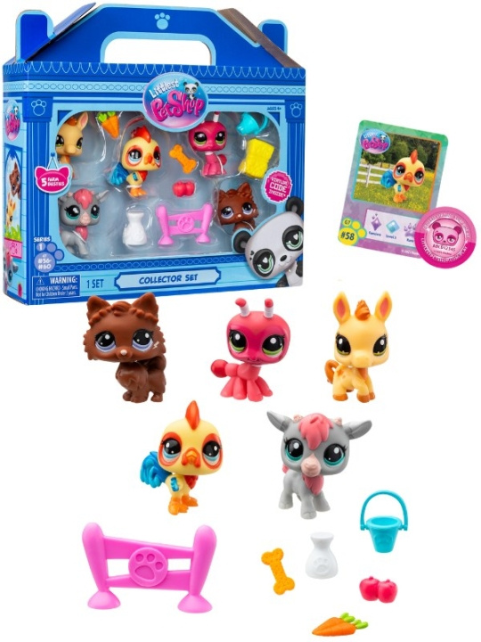 Littlest Pet Shop FARM BESTIES COLLECTORS 5 PK (00510) i gruppen LEGETØJ, BØRN & BABY / Legetøj / Figurer, miniaturer og tilbehør hos TP E-commerce Nordic AB (D13928)