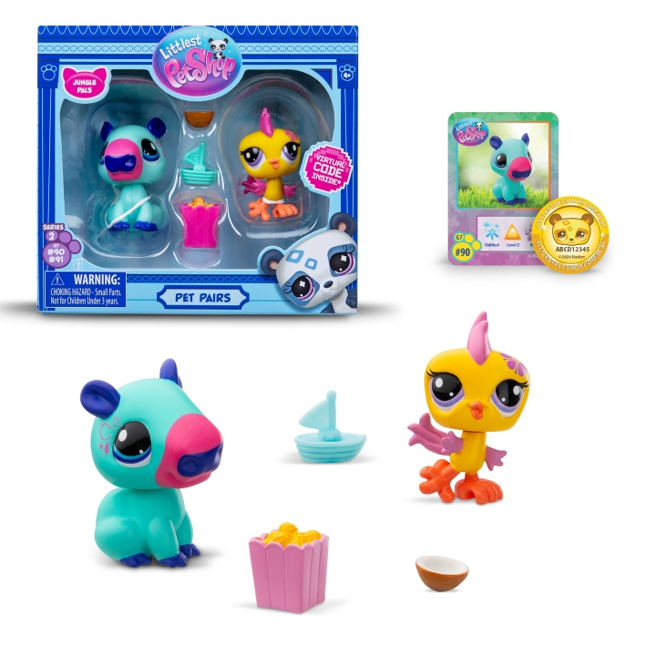 Littlest Pet Shop Pet Pair Ass (00620) i gruppen LEGETØJ, BØRN & BABY / Legetøj / Figurer, miniaturer og tilbehør hos TP E-commerce Nordic AB (D13933)