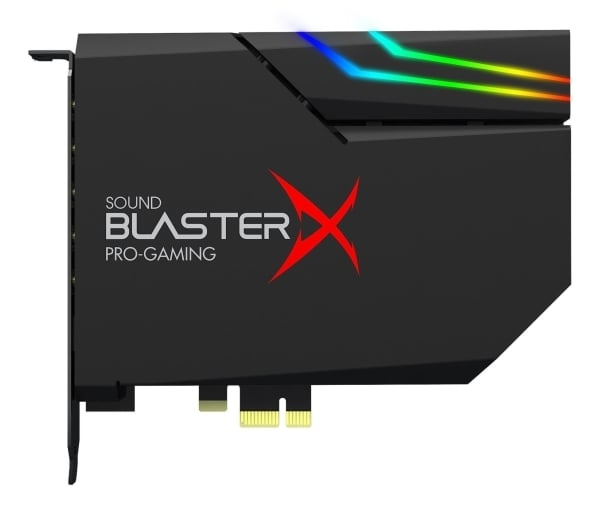 Creative Sound BlasterX AE-5 Plus Sort i gruppen COMPUTERTILBEHØR / Computerkomponenter / Lydkort hos TP E-commerce Nordic AB (D13945)