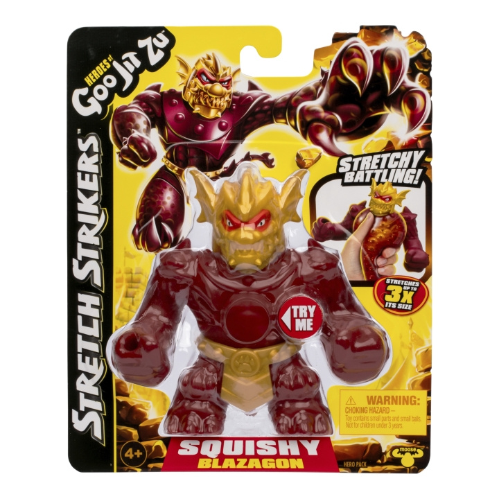 Goo Jit Zu Stretch Strikers - Drageridder Blazagon (42780) i gruppen SPORT, FRITID & HOBBY / Hobby / Plastik modeller / Figurer hos TP E-commerce Nordic AB (D13947)