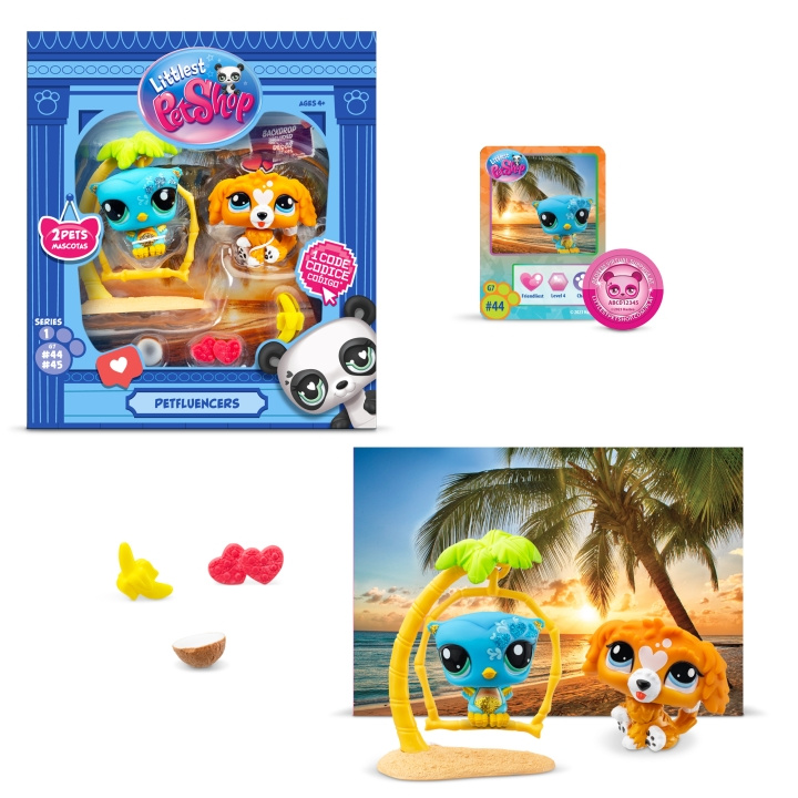 Littlest Pet Shop Petfluencer Pairs Ass. (00560) i gruppen LEGETØJ, BØRN & BABY / Legetøj / Figurer, miniaturer og tilbehør hos TP E-commerce Nordic AB (D13962)