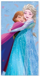 Disney Frozen Håndklæde - 70x140 cm - Frozen (110054) i gruppen HJEM, HUS & HAVE / Badværelse / Håndklæder hos TP E-commerce Nordic AB (D13970)