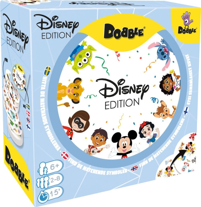 Disney Dobble Disney (Nordic) (DOBD10008ML1) i gruppen LEGETØJ, BØRN & BABY / Spil / Spil til børn hos TP E-commerce Nordic AB (D13977)