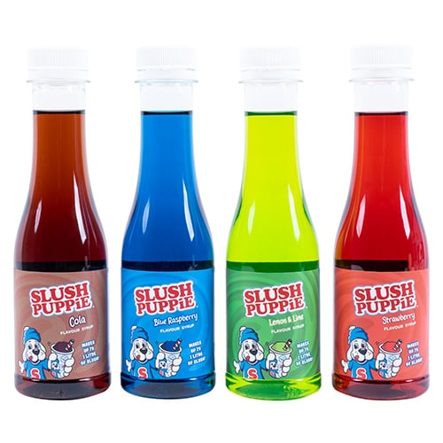 Fizz Creations SLUSH PUPPiE ORIG 4x180 ml sirupsæt-BLR/STRW/C/LL i gruppen HJEM, HUS & HAVE / Køkkenredskaber / Vin & Drink Tilbehør hos TP E-commerce Nordic AB (D14388)