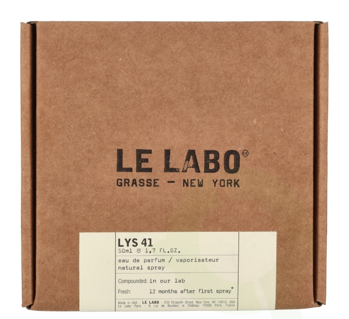 Le Labo Inc Le Labo Lys 41 Edp Spray 50 ml i gruppen SKØNHED & HELSE / Duft & Parfume / Parfume hos TP E-commerce Nordic AB (D14754)