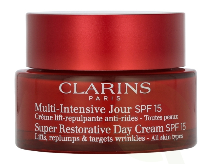 Clarins Super Restorative Day Cream SPF15 50 ml All Skin Types i gruppen SKØNHED & HELSE / Hudpleje / Ansigt / Dagcreme hos TP E-commerce Nordic AB (D14812)