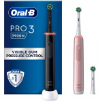 Oral B Electric toothbrush Pro3 3900N Black CA + Pink CA Oral B Electric toothbrush Pro3 3900N Black CA + Pink CA