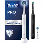 Oral B Electric toothbrush Pro3 Duo Black / White Oral B Electric toothbrush Pro3 Duo Black / White