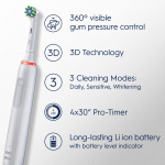 Oral B Electric toothbrush Pro3 Duo Black / White Oral B Electric toothbrush Pro3 Duo Black / White