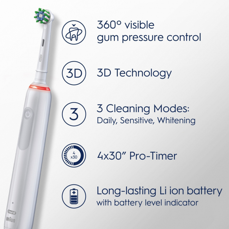 Oral B Electric toothbrush Pro3 Duo Black / White Oral B Electric toothbrush Pro3 Duo Black / White