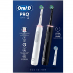 Oral B Electric toothbrush Pro3 Duo Black / White Oral B Electric toothbrush Pro3 Duo Black / White