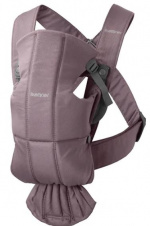 BabyBjörn Mini bomuldsrygsæk, mørk lilla BabyBjörn Mini bomuldsrygsæk, mørk lilla